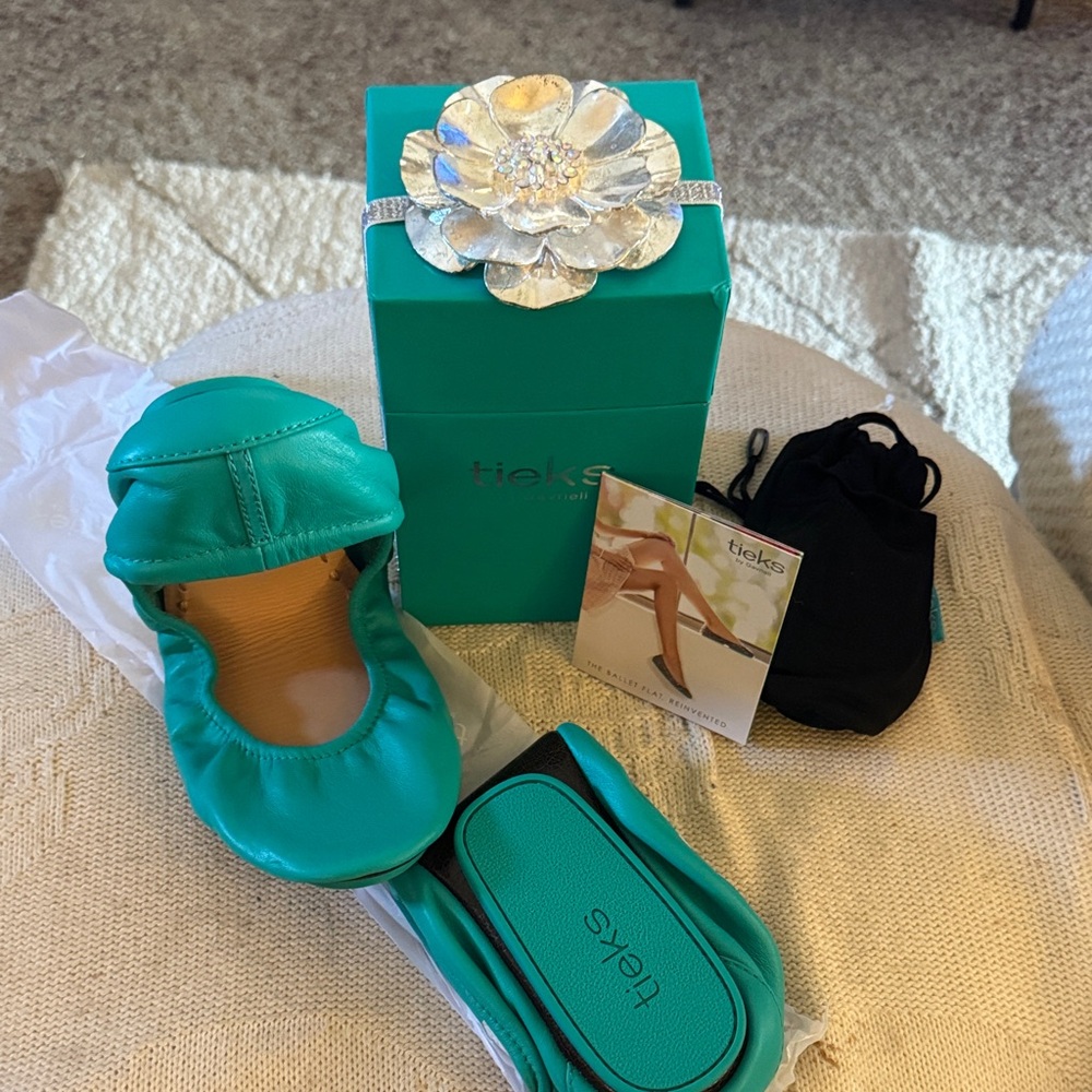 Tieks blue classic Ballet flat.